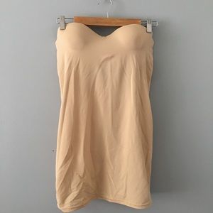 MAIDENFORM Strapless Bra Slip Body Shaper 38C